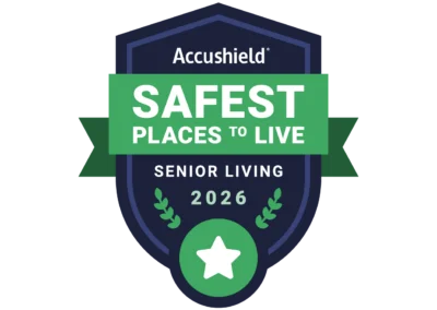 Charter Senior Living of Williamsburg Recognized as Safest Places to Live™ for 2026